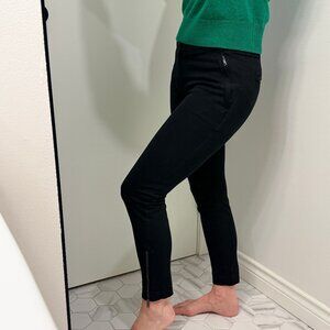 DKNY Black Jeans with zippers